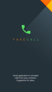Fake Call Simulator poster