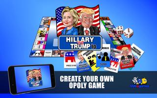 Hillary vs Trump io (opoly) captura de pantalla 2