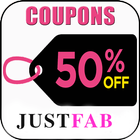 Coupons for Justfab-icoon