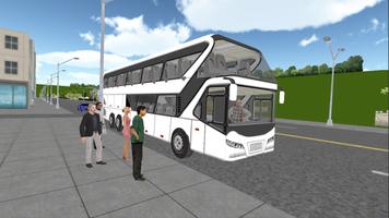 Real Driving in Bus Plakat