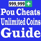 Unlimited Coins Pou Cheats biểu tượng