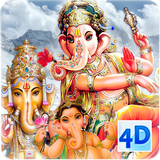 4D Ganesh Live Wallpaper icône
