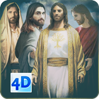 4D Jesus Christ Live Wallpaper icône