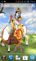 3D Krishna الملصق