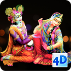 4D Radha Krishna Live Wallpaper ikon