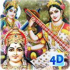 4D Saraswati Live Wallpaper icône