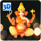 3D Ganesh Live Wallpaper أيقونة