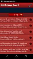 SMS Poisson d'Avril 2018 | Poème d'amour SMS screenshot 2
