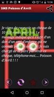SMS Poisson d'Avril 2018 | Poème d'amour SMS screenshot 3