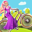 Hill Biker Climbing for Barbie