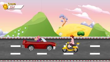 Traffic Car Racing for Barbie captura de pantalla 2