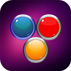 Shoot colorful bubbles icon