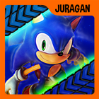 The Blue Fast Sonic  Adventure Games Zeichen