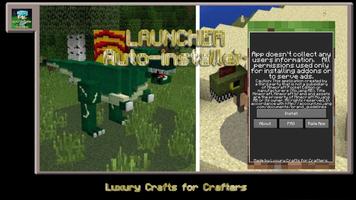 Craft Launcher - Mod Jurassic Era for MCPE poster