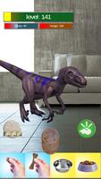 Baby Raptor Blue: Jurassic Raptor Trainer AR Affiche