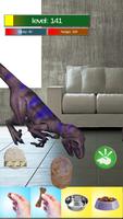 Baby Raptor Blue: Jurassic Raptor Trainer AR capture d'écran 1