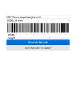 Ampare Barcode Creator Free 스크린샷 2