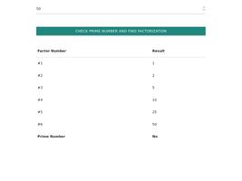 Ampare Prime Number and Factor screenshot 1