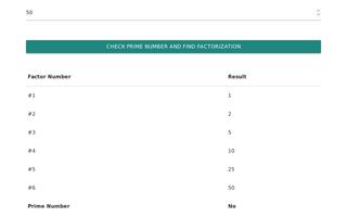 Ampare Prime Number and Factor screenshot 2