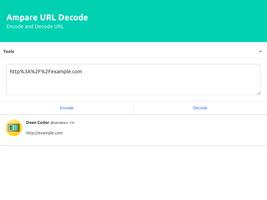 Ampare URL Decode screenshot 2