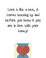 Liefde citaten in het Engels-poster