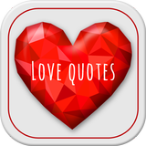 Love Quotes – romantic phrases ícone