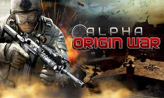 guerre alpha origine sniper 3D Affiche