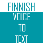 Finnish Voice To Text Converter icône