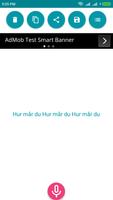 برنامه‌نما Swedish Voice To Text Converter عکس از صفحه
