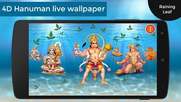 4D Hanuman Live Wallpaper captura de pantalla 1