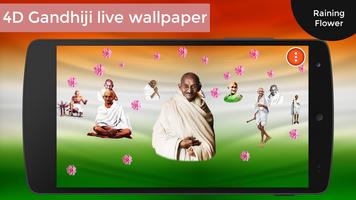4D Gandhiji Live Wallpaper اسکرین شاٹ 2