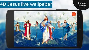 4D Jesus Live Wallpaper Affiche