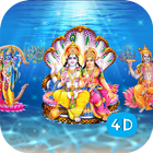 4D Vishnu Live Wallpaper icône