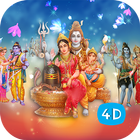 4D Shiv Parvati Live Wallpaper-icoon