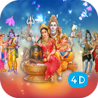 4D Shiv Parvati Live Wallpaper Zeichen