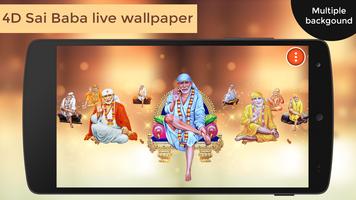 4D Sai Baba Live Wallpaper Cartaz