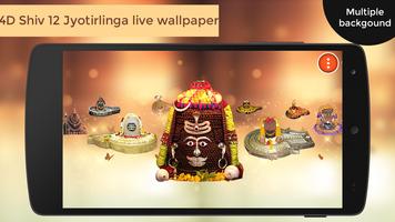 4D Shiva 12 Jyotirlinga Live Wallpaper Affiche