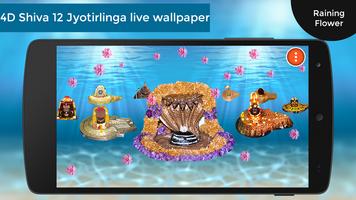 4D Shiva 12 Jyotirlinga Live Wallpaper capture d'écran 1