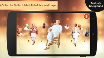 4D Sardar Vallabhbhai Patel Live Wallpaper Affiche