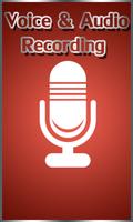 Voice & Audio Recorder with Live Screen Recorder پوسٹر