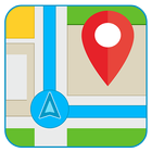 Free-GPS, Navigation, Maps, Directions and Traffic ไอคอน