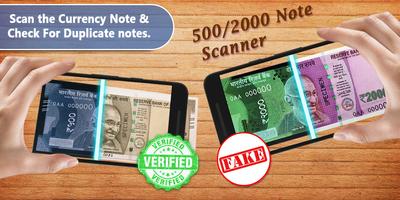 500/2000 Note Guide & Scanner plakat
