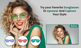Frames Eyeglasses & Sunglasses: Face Snap Editor capture d'écran 2