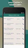 Mobile USSD Code India Network ảnh chụp màn hình 2