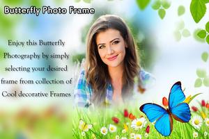 Butterfly Photo Frame ポスター