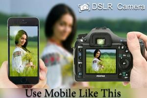 DSLR Camera Photo Effect Affiche