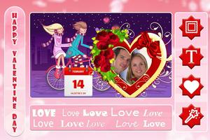 Valentine Day Photo Frame 2018 capture d'écran 1