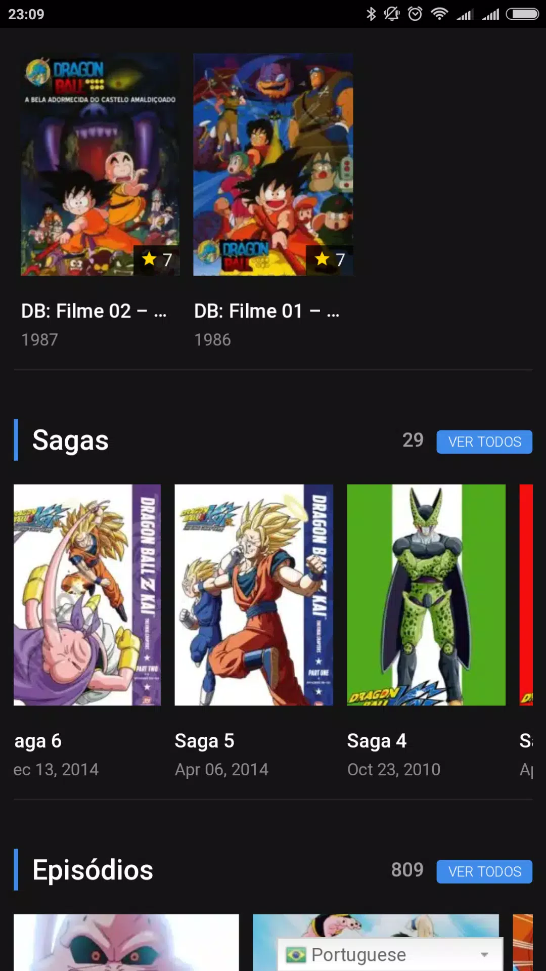 Download do APK de Dragon Ball Vídeos - Assistir Online Grátis para Android