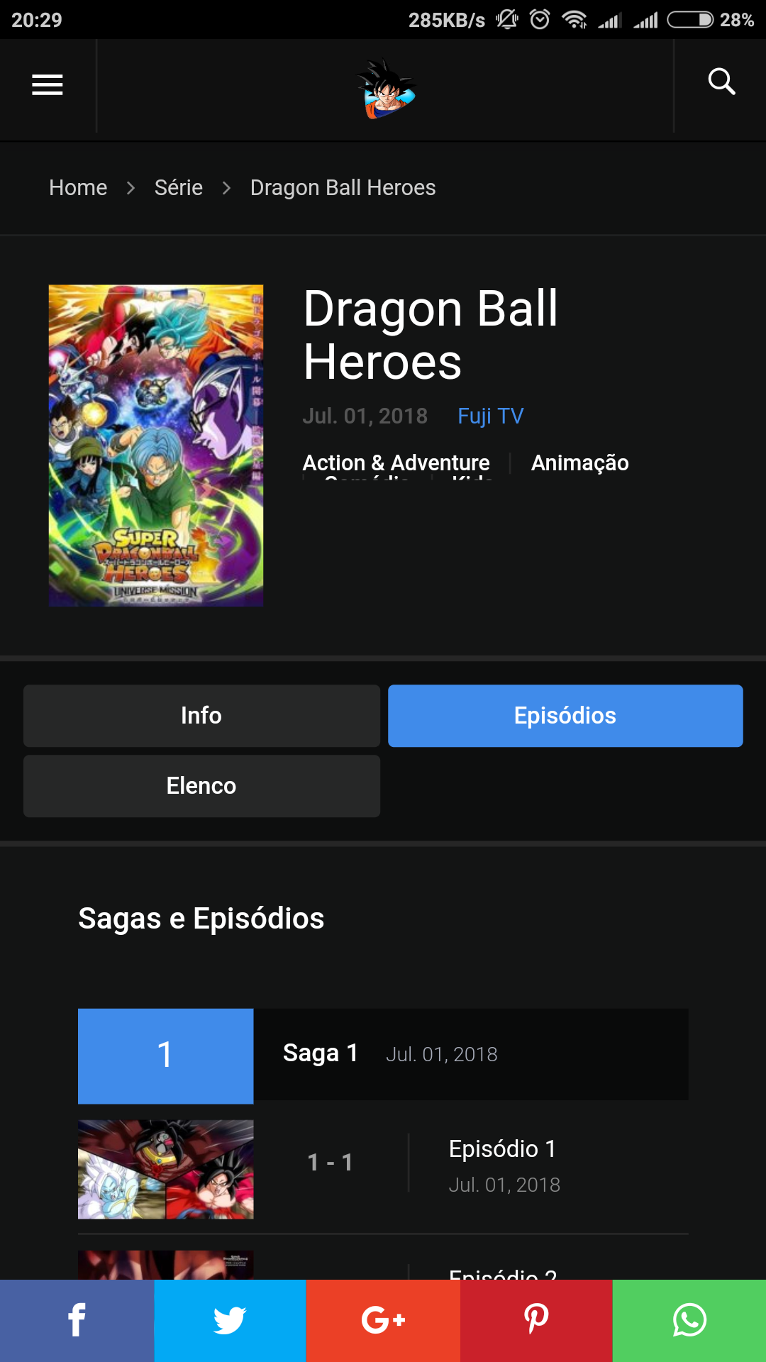 Dragon Ball Vídeos - Assistir Online Grátis APK untuk Unduhan Android