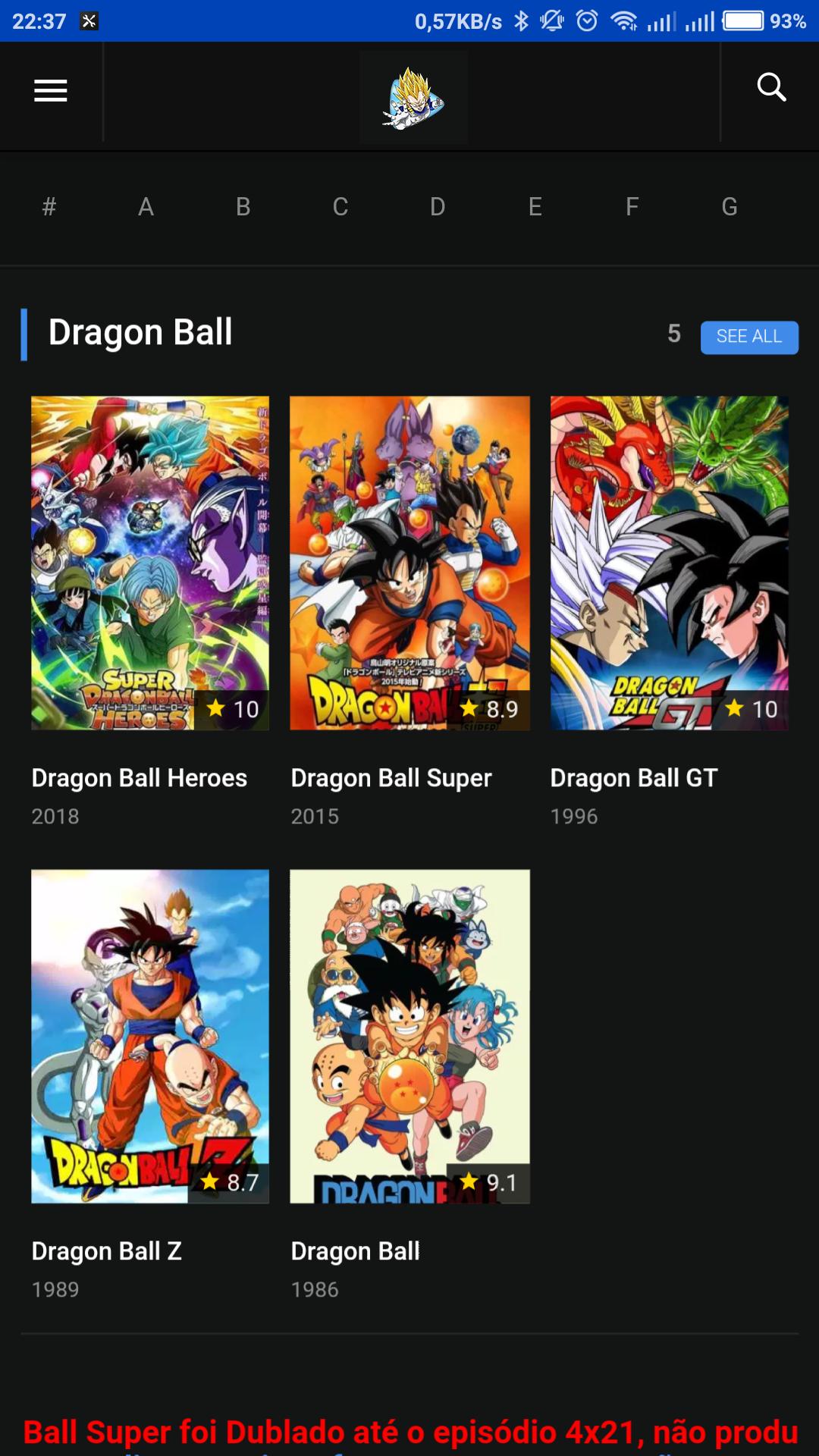 Dragon Ball Vídeos - Assistir Online Grátis APK for Android Download